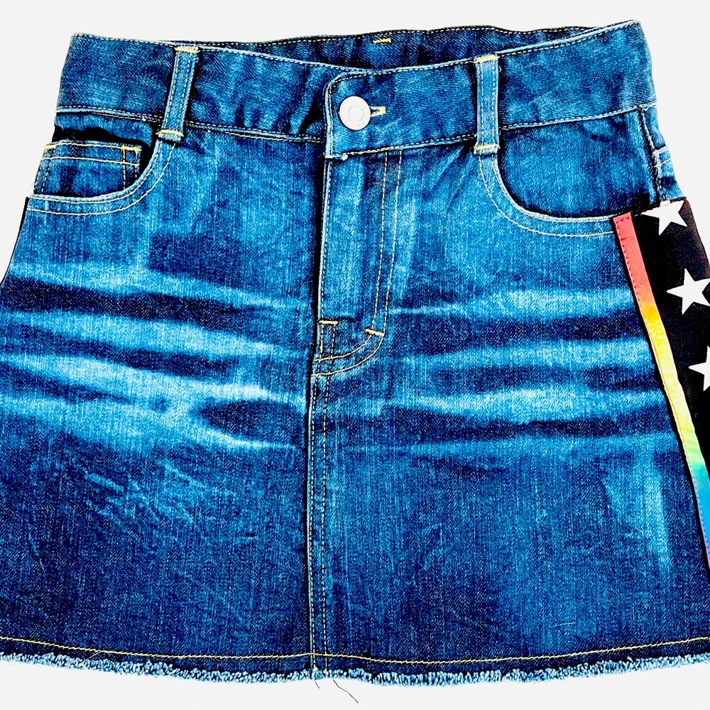 Flowers by Zoe Denim Skirt Stars Girls L